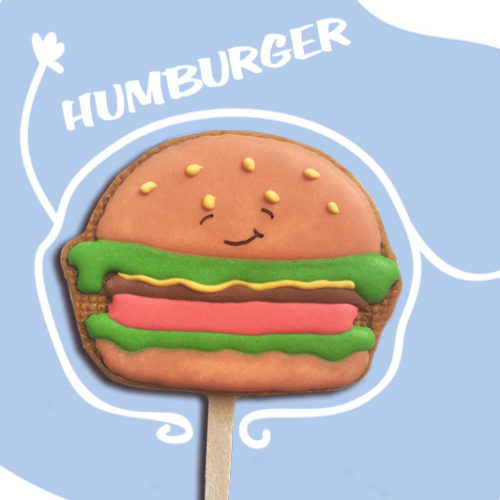 пряник имбирный глазированный "Гамбургер"